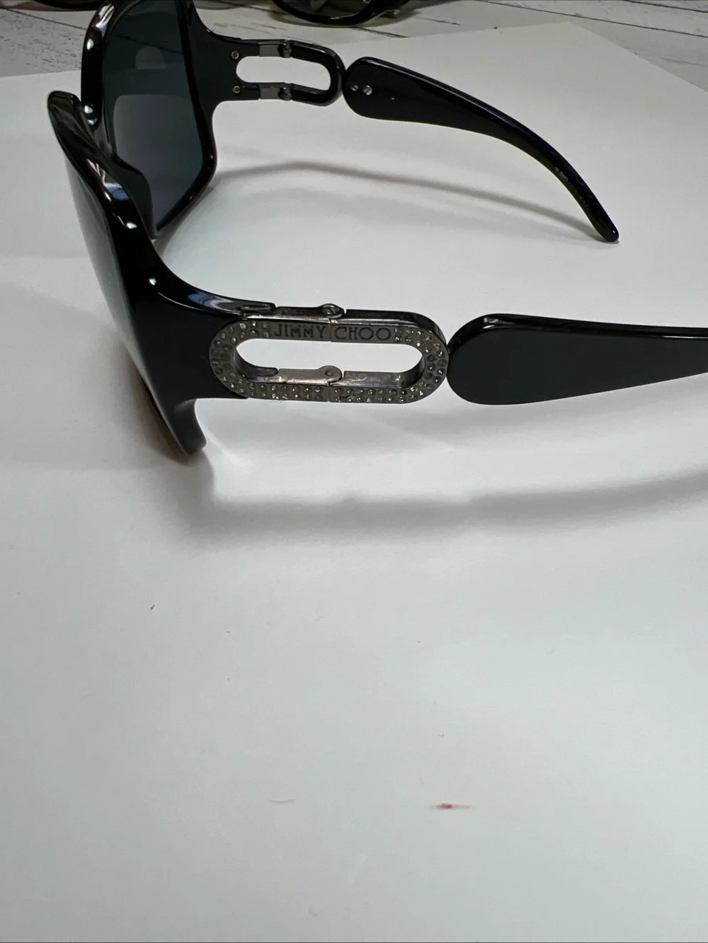 Jimmy Choo Oversized Black Square Women's Sunglasses